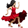 Woman Dancing: Light Skin Tone Emoji 💃🏻 image - Apple style