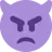 Angry Face With Horns