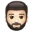 Person: Light Skin Tone, Beard