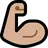 Flexed Biceps: Medium-Light Skin Tone