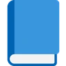 Livro Azul Emoji 📘 image - Skype style
