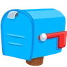 Buzón cerrado con bandera bajada Emoji 📪 image - Facebook Messenger (2016) style