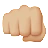 Oncoming Fist: Medium-Light Skin Tone