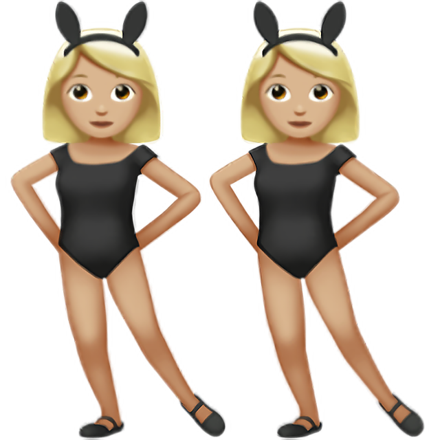 Women With Bunny Ears: Medium-Light Skin Tone