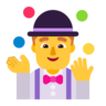 Man Juggling Emoji 🤹‍♂️ image - Microsoft Classic 2D style