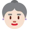 Old Woman: Light Skin Tone Emoji 👵🏻 image - Twitter / X (Twemoji) style