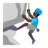 Man Climbing: Dark Skin Tone