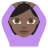 Person Gesturing Ok: Dark Skin Tone