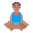 Man In Lotus Position: Medium Skin Tone