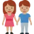 Woman And Man Holding Hands: Medium Skin Tone