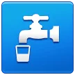 Simbolo dell'acqua potabile