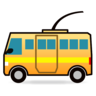 무궤도 전차 Emoji 🚎 image - Emojidex style