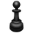 Black Chess Pawn