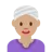 Woman Wearing Turban: Medium Skin Tone