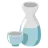 Sake Bottle and Cup