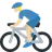 Man Biking: Medium-Light Skin Tone