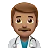 Man Health Worker: Medium Skin Tone
