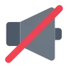 Emoji Vorbitor cu cursa de anulare 🔇 image - Tossface style