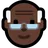 Old Man: Dark Skin Tone