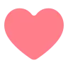 Pink Heart Emoji 🩷 image - Tossface style