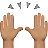 Raising Hands: Medium Skin Tone