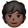 Person: Dark Skin Tone Emoji 🧑🏿 image - Samsung style