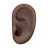 Ear: Dark Skin Tone