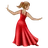 Woman Dancing: Medium Skin Tone