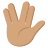 Vulcan Salute: Medium Skin Tone