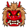 Ogre japonais Emoji 👹 image - Emojidex style