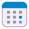 Emoji Calendario 📅 image - Microsoft Classic 2D style