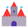 欧洲古堡 Emoji 🏰 image - Microsoft Classic 2D style