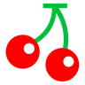 Cerejas Emoji 🍒 image - Docomo style