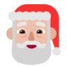 Santa Claus: Medium-Light Skin Tone Emoji 🎅🏼 image - Microsoft Classic 2D style