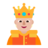 Person With Crown: Medium-Light Skin Tone