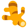 Ginger Root Emoji 🫚 image - Tossface style