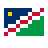 Flag: Namibia