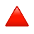 Triangle rouge pointant vers le haut