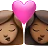 Kiss: Woman, Woman, Medium Skin Tone, Medium-Dark Skin Tone