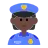 Police Officer: Dark Skin Tone