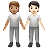 People Holding Hands: Medium Skin Tone, Light Skin Tone