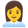 Woman Office Worker Emoji 👩‍💼 image - Google Noto Color style