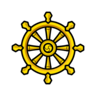 Emoji Dharma kerék ☸ image - Emojidex style
