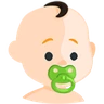 Baby: Light Skin Tone Emoji 👶🏻 image - Facebook Messenger (2016) style