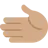 Leftwards Hand: Medium Skin Tone