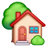 House With Garden Emoji 🏡 image - Samsung style