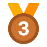 3Rd Place Medal Emoji 🥉 image - Tossface style
