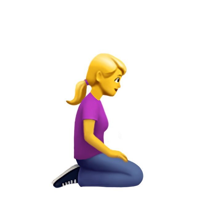 Woman Kneeling Facing Right