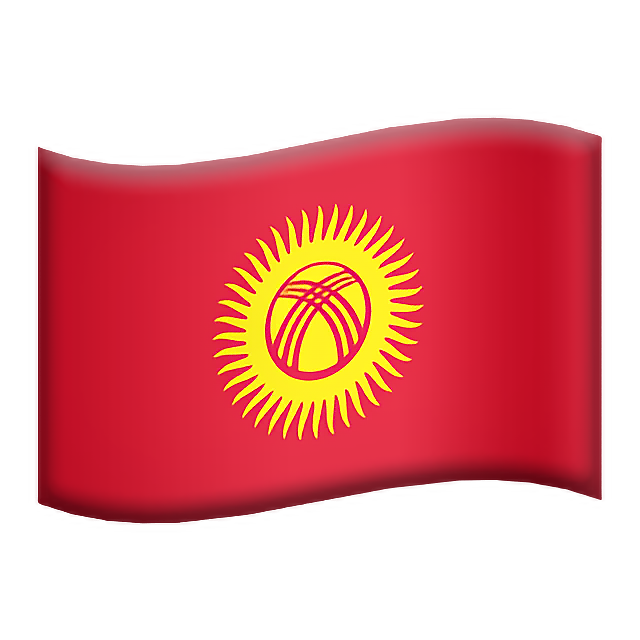 Flag: Kyrgyzstan