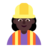 Woman Construction Worker: Dark Skin Tone